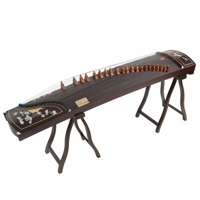 古筝出水芙蓉 彩贝挖嵌式的专业演奏之选